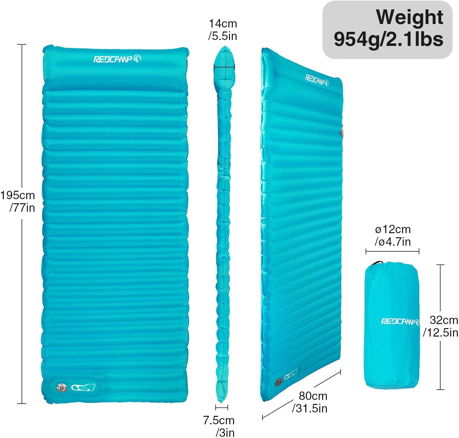 redcamp self inflating sleeping pad