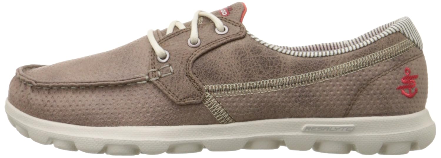 skechers women's performance on-the-go flagship slip-on boat shoe