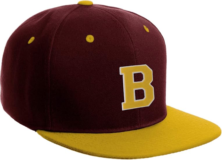maroon and gold hat