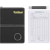 Scott Edward Colorful Leather Golf Scorecard Cover with Paper