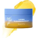 Then I Met You Living Cleansing Balm, Makeup Remover Oil Cleanser Face Wash | Korean Skin Care Cleansing Oil, Facial Cleanser For Sunscreen, Waterproof Makeup, &amp; Eye Makeup, Non-Stripping Cleansing Balm