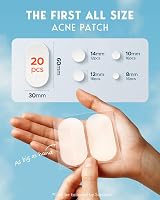 LitBear Acne Patches Large XL 80 Count Tea Tree Calendula Hydrocolloid view 2