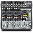 Behringer Xenyx QX1222USB Premium 16-Input 2/2-Bus Mixer with Xenyx Mic Preamps and Compressors, KLARK TEKNIK Multi-FX Processor, Wireless Option