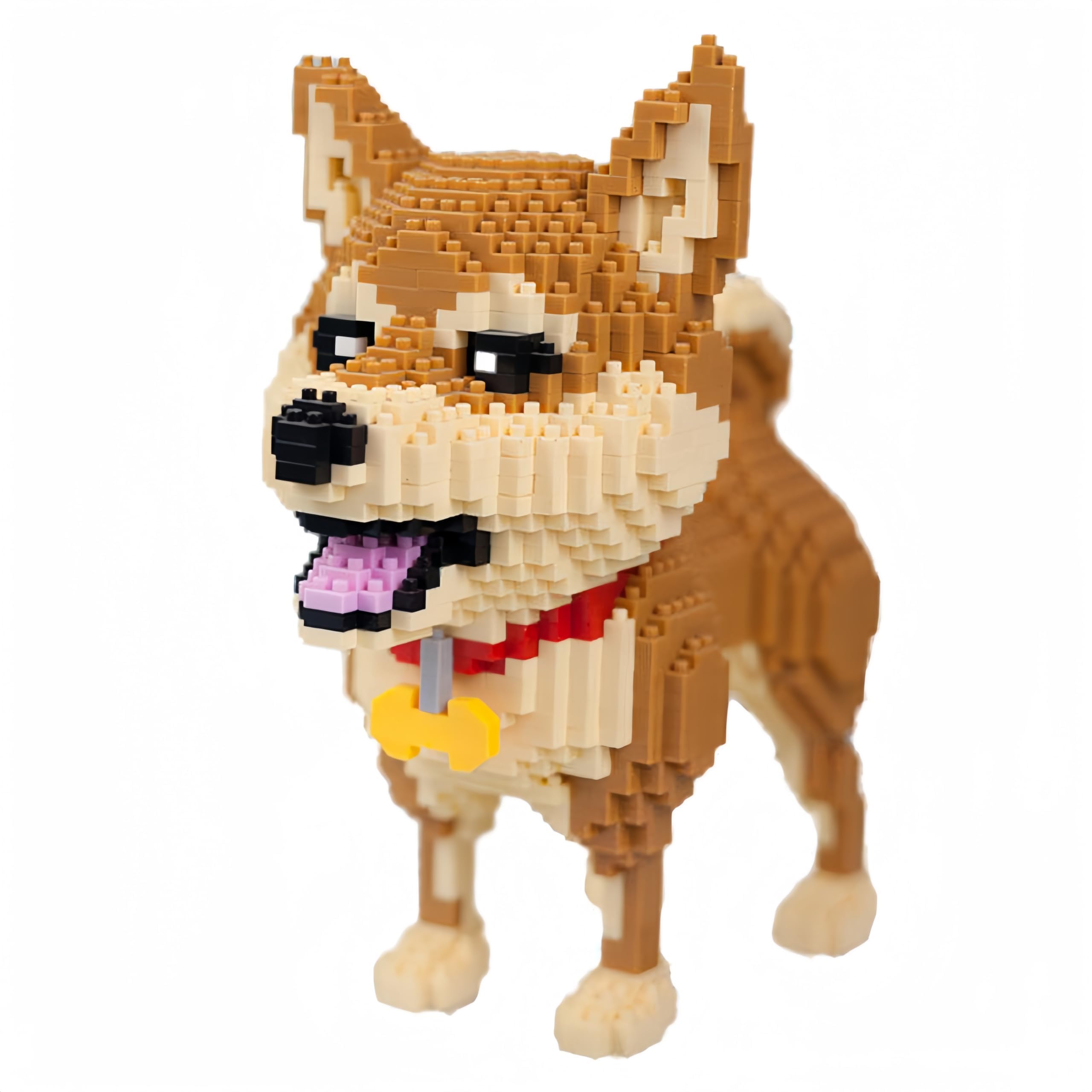 alltogetho Enjoy The Delightful Company of The Tolerant and Peaceful Shiba Inu with Micro Mini Building Block Dog Toys Set: A Toy for a Dog Lover — image 1