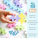 PLUS PLUS BIG Building Blocks Toy 100 Large Durable Pieces Pastel Box view 5