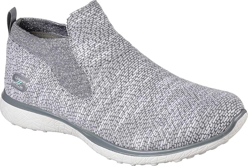 skechers womens white slip ons