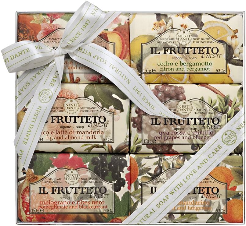 Nesti Dante Il Frutteto Soap Set Zestaw mydeł toaletowych 6x150g