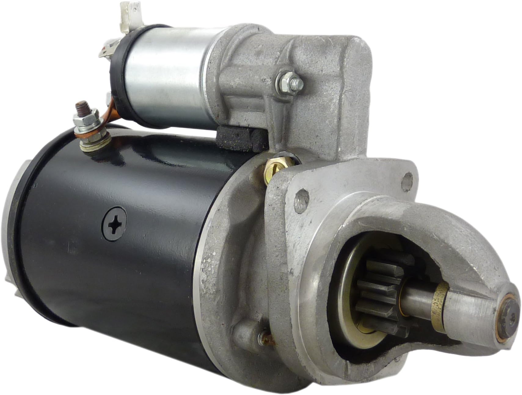 New 2.8KW 10T Starter for Allis, Case, JCB, Lucas, Massey Ferguson Ag & Industrial Applications 714/40158 3581576M3 3581576M01A 017280 265-50113 3581576M1 3581576R01A 3930508R1 2873A001 2873A001R