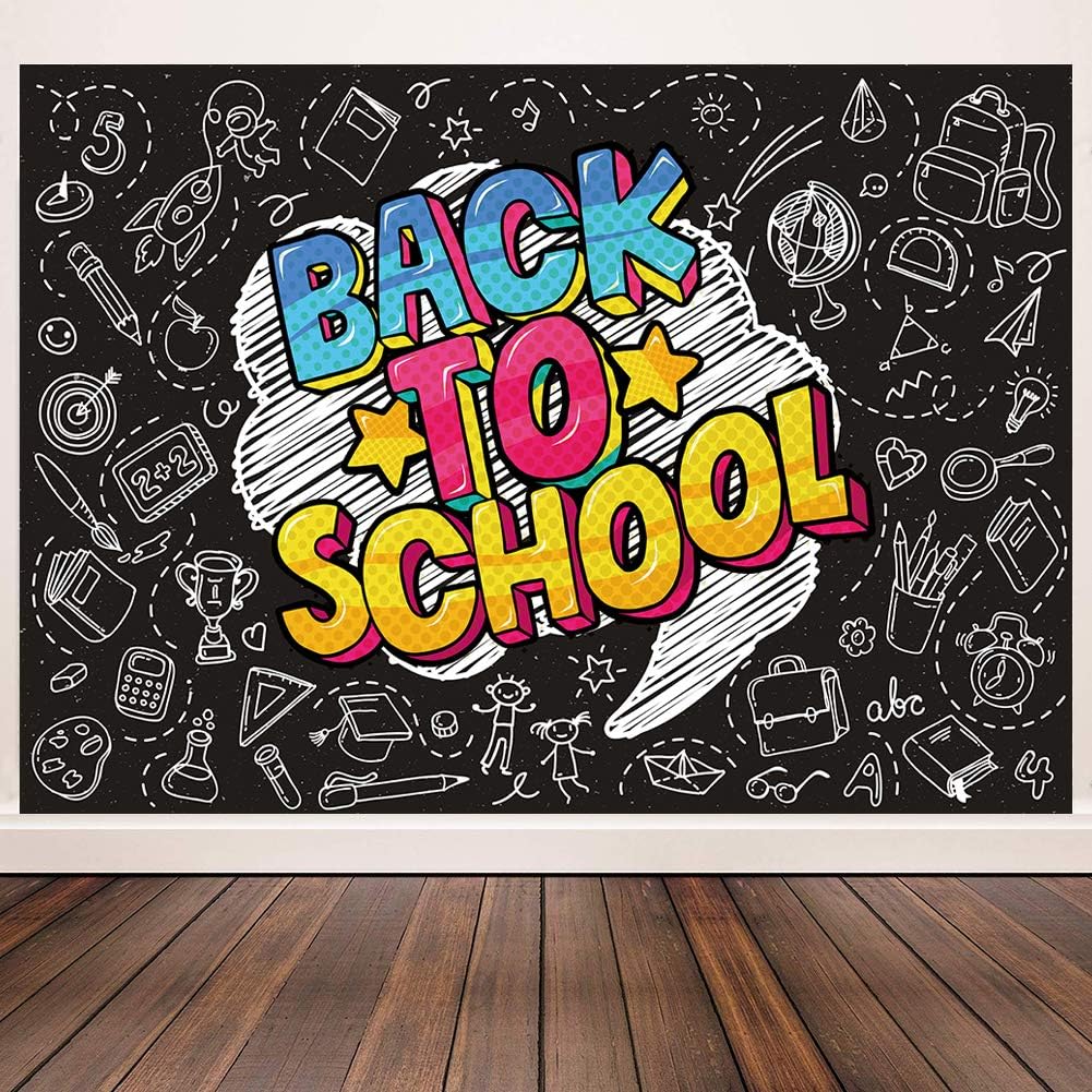 CHAIYA Back to School Education Backdrop Background Online