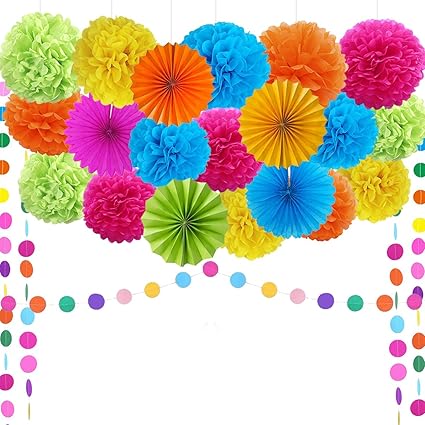 Amazon Com Fiesta Party Supplies Fiesta Party Decorations Pom