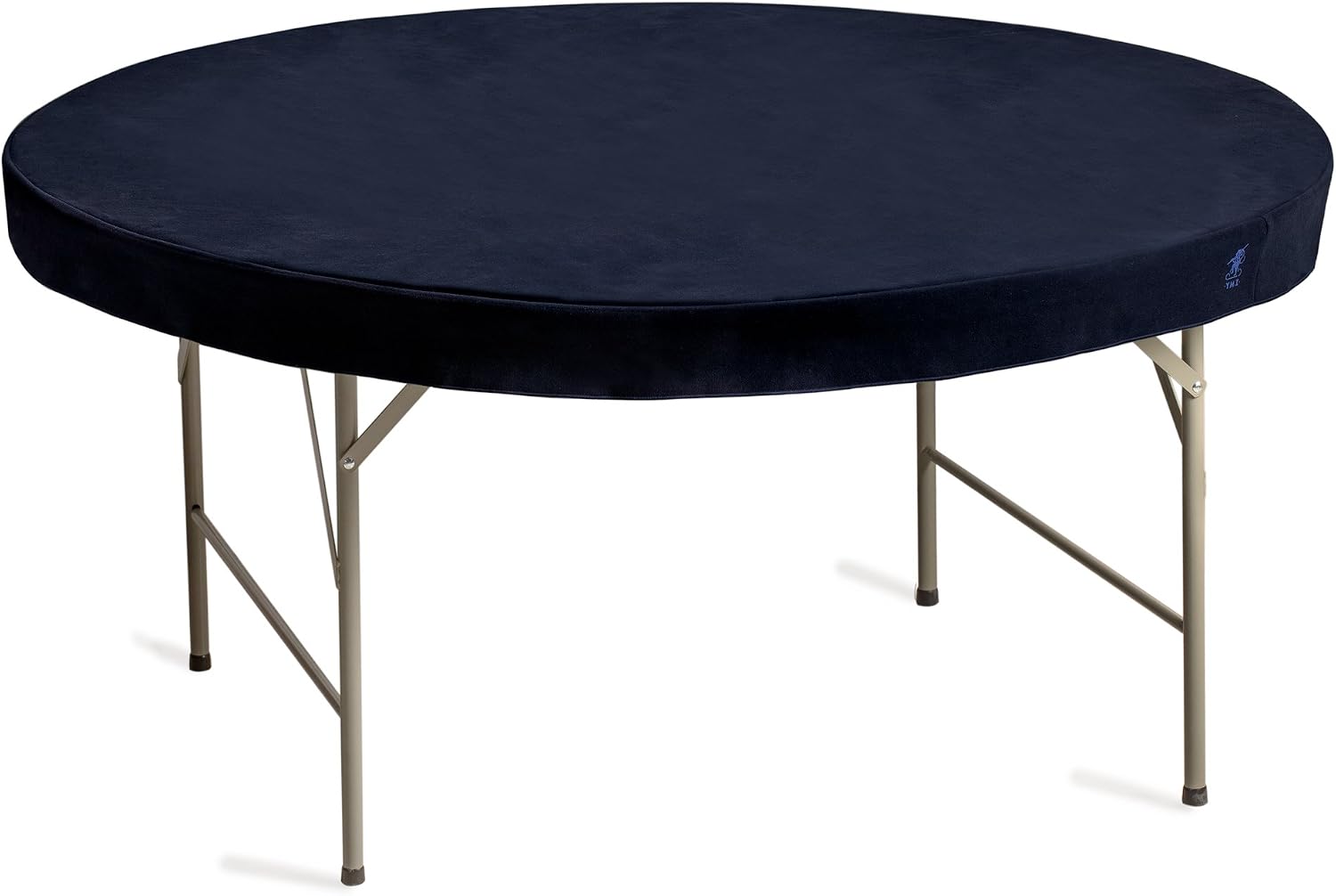 Yellow Mountain Imports Professional Grade Blue Round Table Cover for Card Games Mahjong, Board Games, Dice Games, and More