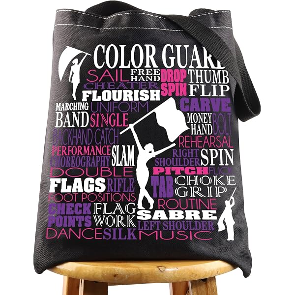 Color Guard Make-up-Tasche „In My Color Guard Era“ - Baumwoll-Beutel Mit Reißverschluss | Geschenk Für Flaggen- & Tanzgruppen