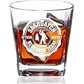 Onebttl Bigfoot Gifts for Men, Sasquatch Gifts, 8.5 oz Whiskey Glass for Lovers - Official Research Team