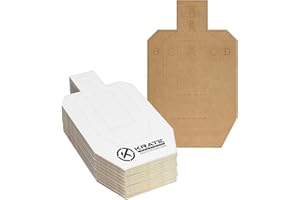 KRATE Tactical Half-Size Competition Cardboard Targets – 15” Practice Shooting Targets