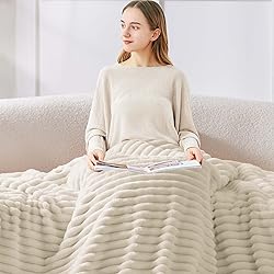 BEDELITE Fleece Throw Blanket for Couch, 300GSM