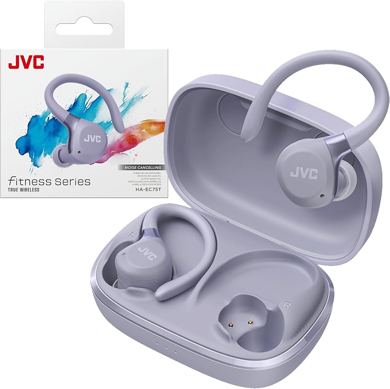 HA-EC75T-V True Wireless Sport ANC IP57, 40 h, Violeta