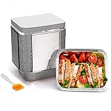 Moretoes Aluminum Pans, 60 Pack 5x4 Inches Small