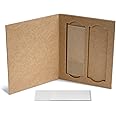 Cardboard Slide Mailer with Thumb Groove, Holds 2 Slides, Disposable, Pack of 36