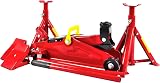 Hilka 82930240 2 Ton Trolley Jack Kit Red BMC Lifting Range 130-345mm view 3