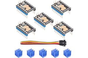 Geeetech TMC2209 5Pcs UART Stepper Motor Driver Ultra-Silent Stepsticks with Heatsink Mute