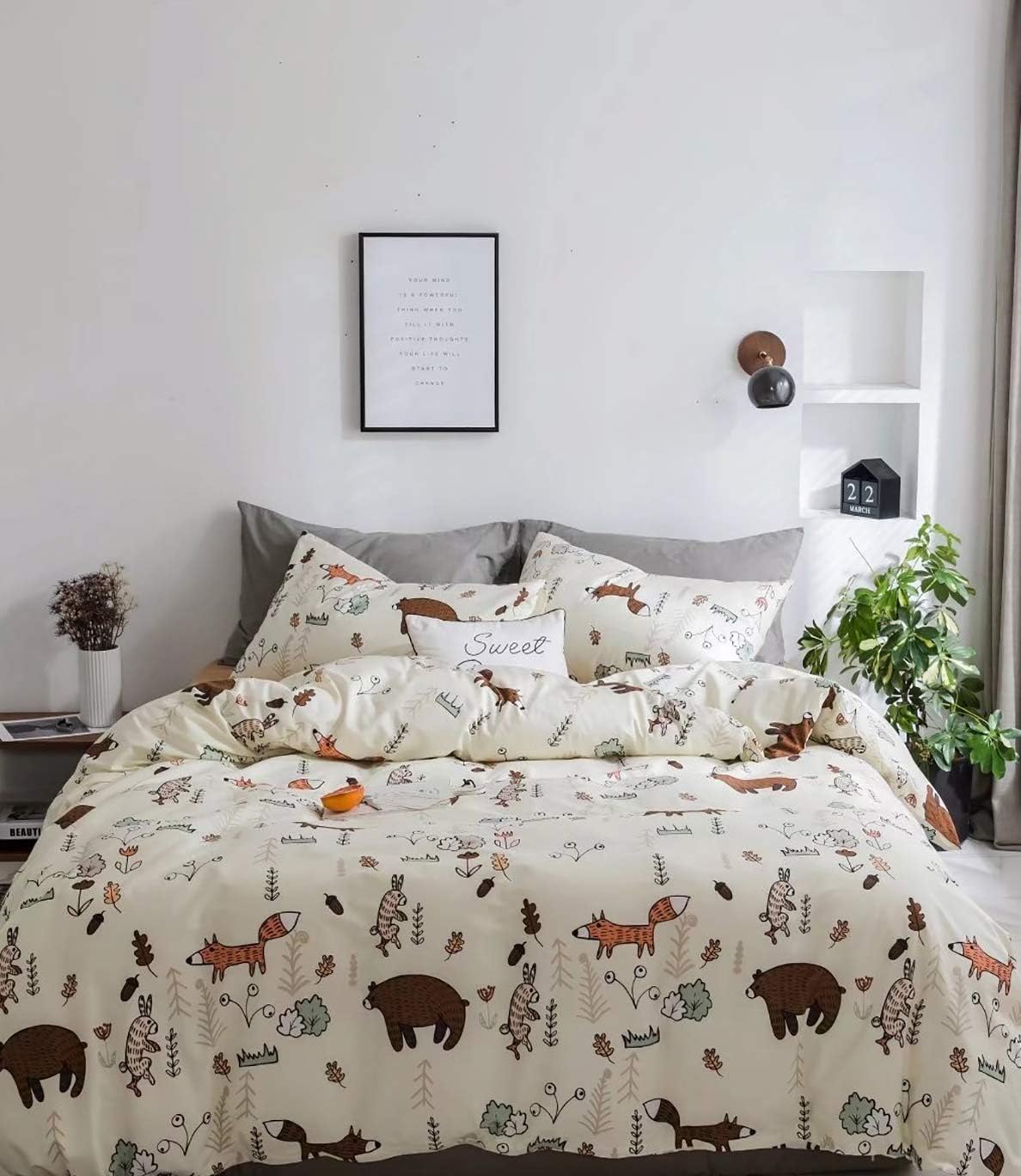 girls woodland bedding