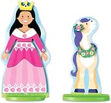 Melissa & Doug Princess Magnetic Dress-Up Play Set Wooden Doll Toy 3+ Years view 7