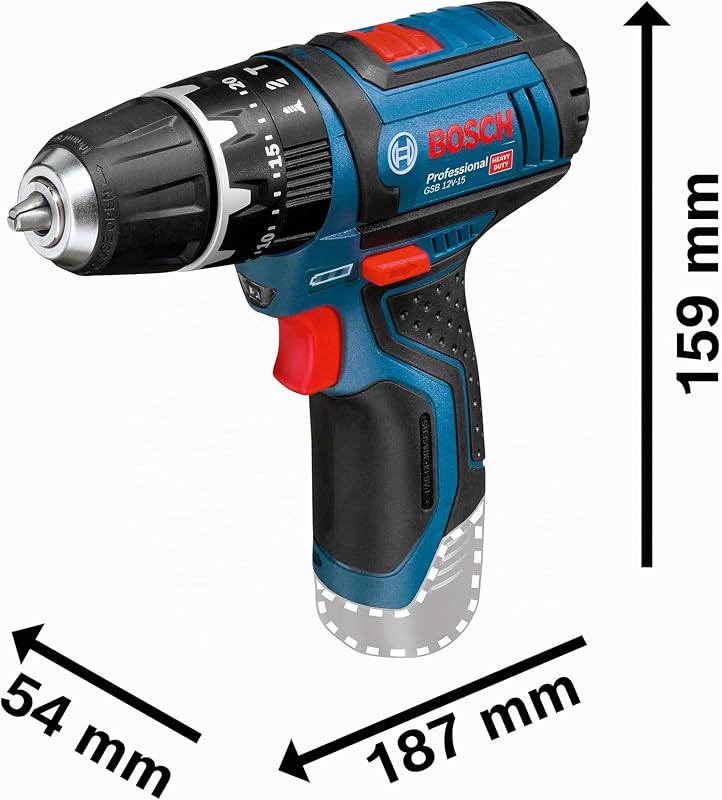 Bosch PRO perceuse-visseuse à percussion GSB 12V-15