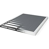 QEROMY 3 Inch Low Profile Box Spring, Sturdy Metal Frame Mattress Foundation, Easy Assembly, Quiet & Noise-Free, King Size