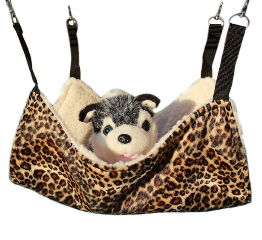 Diyafas Hammock Bed Swing Cage Mattress for Cats Hanging Bed Cover for Pets Rat Ferret Rabbit