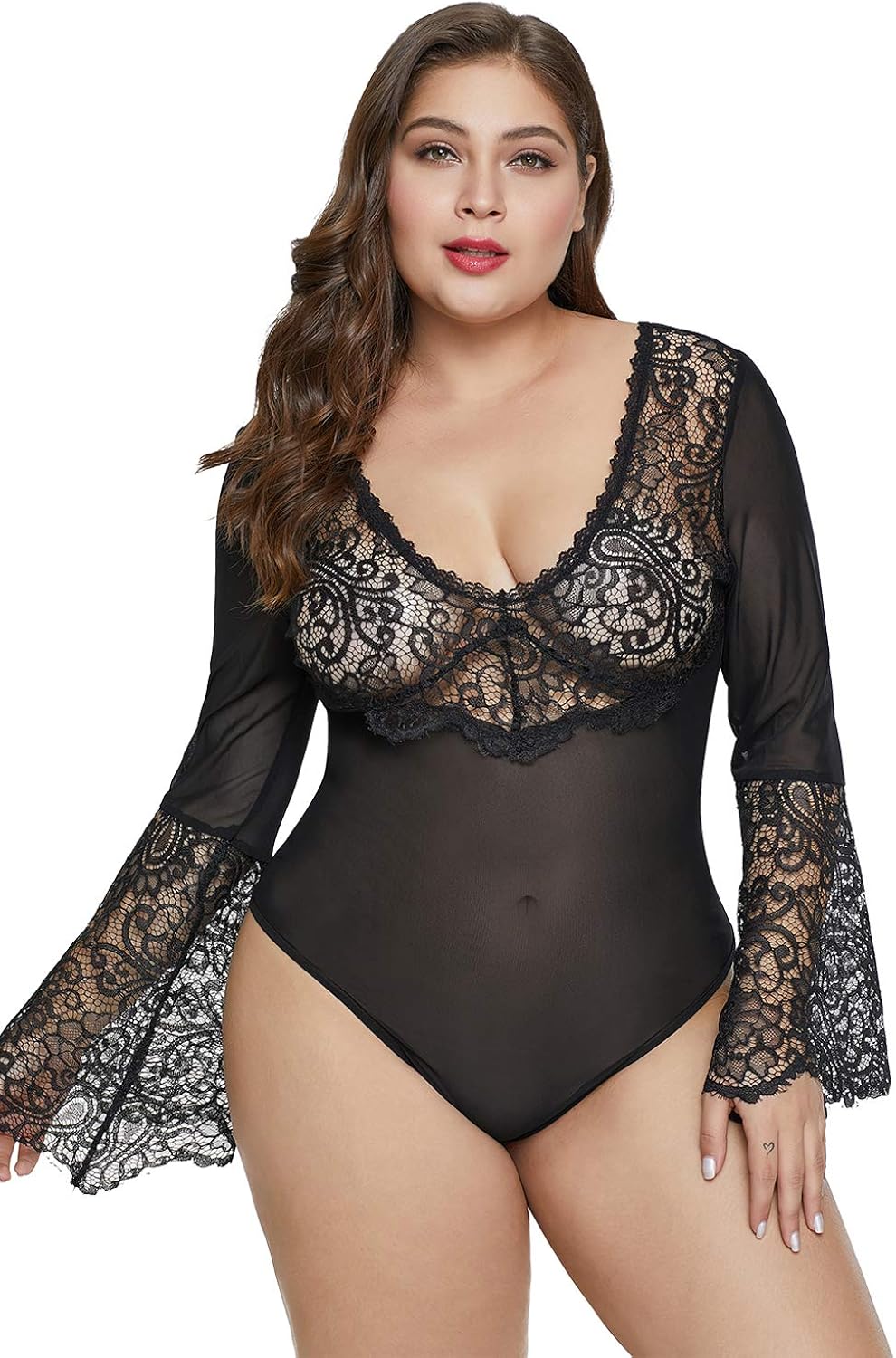 plus size bodysuit clubwear