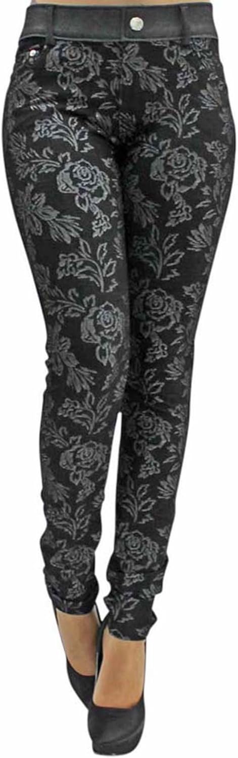 floral printed jeggings