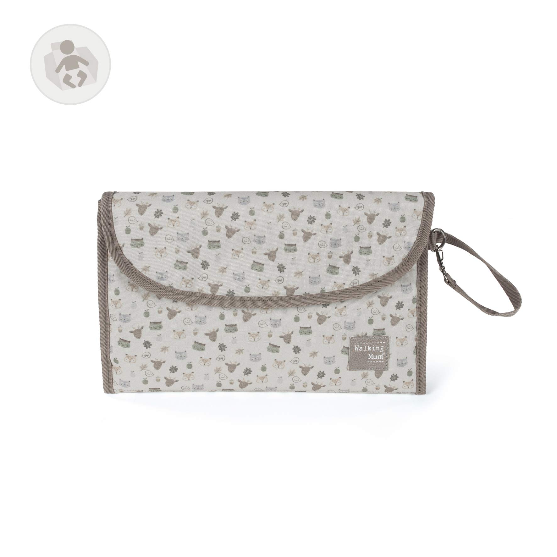 Walking Mum 36181 – Changing Mat/Organiser Happy Animals (HA), Unisex