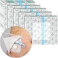 25 Pcs Waterproof PD Dialysis Catheter Wound Cover Shields Island Dressing Bandages for Showering Picc Line Chest Peritoneal Chemo Port Feeding Tube G-Tube Water Barrier Protector, 8"x8"
