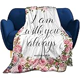Christian Blanket Inspirational Thoughts Throw Blanket Bible Verse Prayers Get Well Soon Blankets Soft Lightweight Flannel Blanket 40"x50"