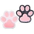 2pcs Squishy Cat Paw Squishy Toys,5.5 in Big Cute Kawaii fufu Squishies,Sticky Squishy Cat Paw Fur Ball,Super Soft Squishy Stress Relief Funny Fidget Toys Novelty Things Suitable for Adults Kids