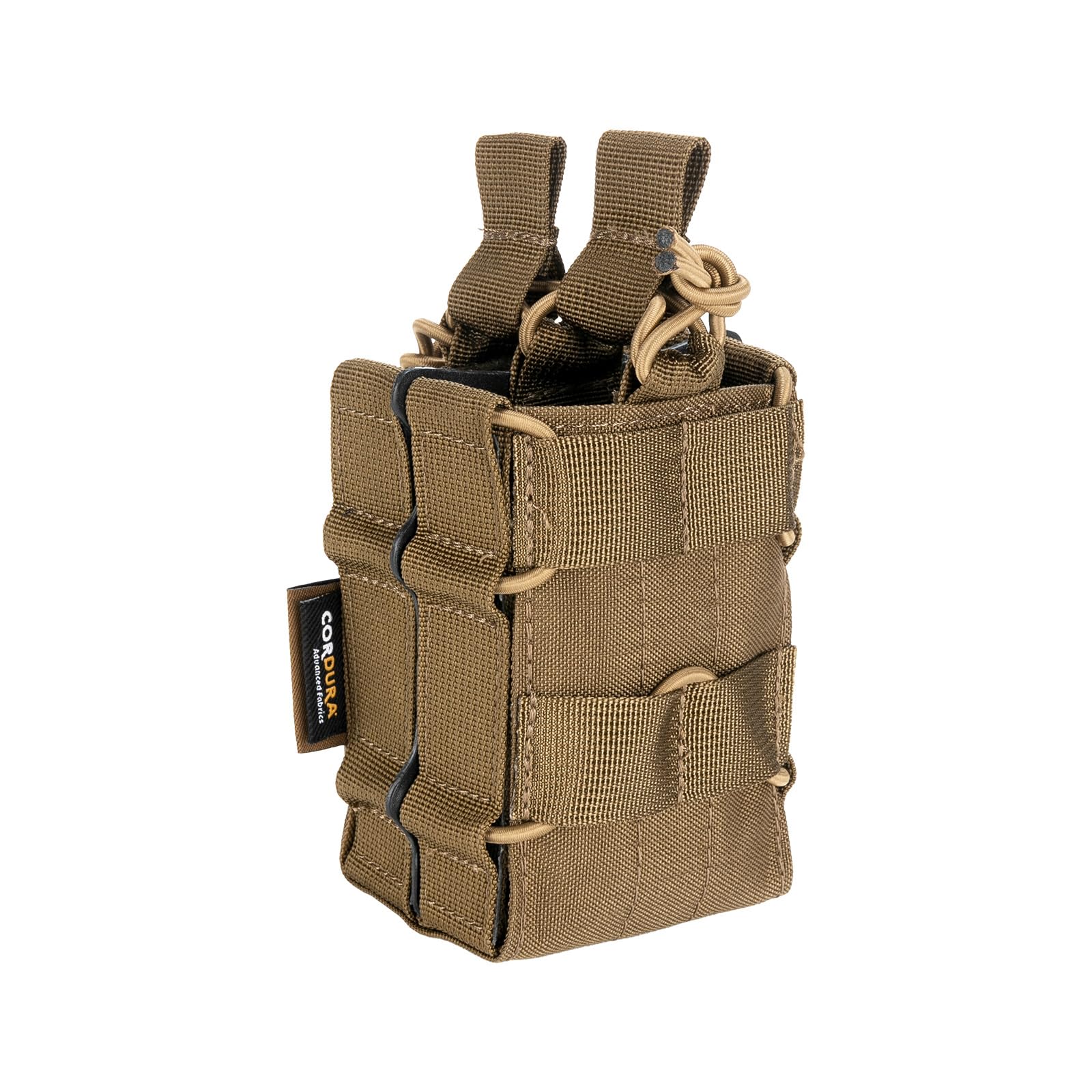 EXCELLENT ELITE SPANKER Tactical M4 Mag Pouch Molle Single/Double Mag Pouch for M4 M14 M16 AR15 G36 Magazine(Double,Coyote Brown)