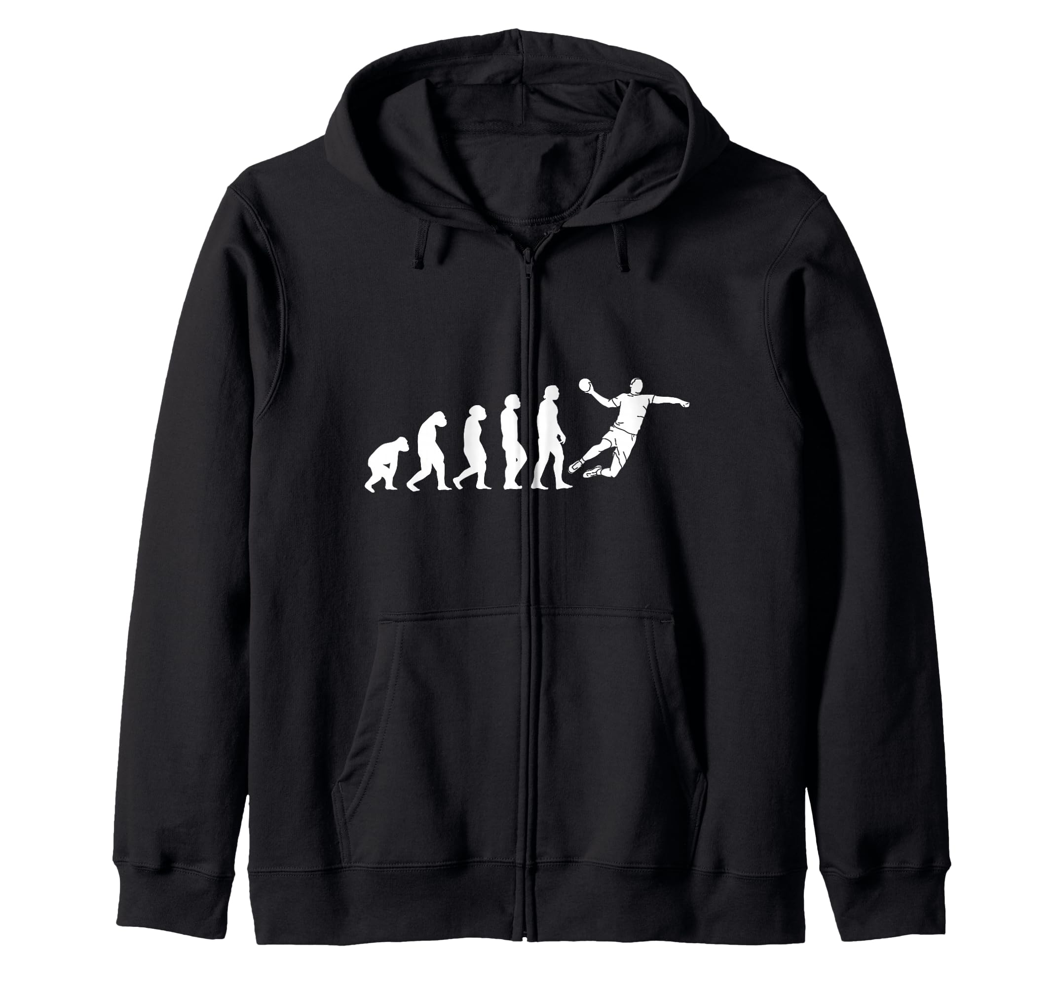 Evolution Handballers Handball Handballplayer Handball Zip Hoodie