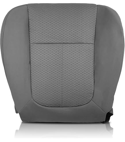 Factory Match Med Gray Cloth Bottom Seat Cover & Foam For 2003-2007 Ford F250 F350 Super Duty – Direct Replacement For Driver Side