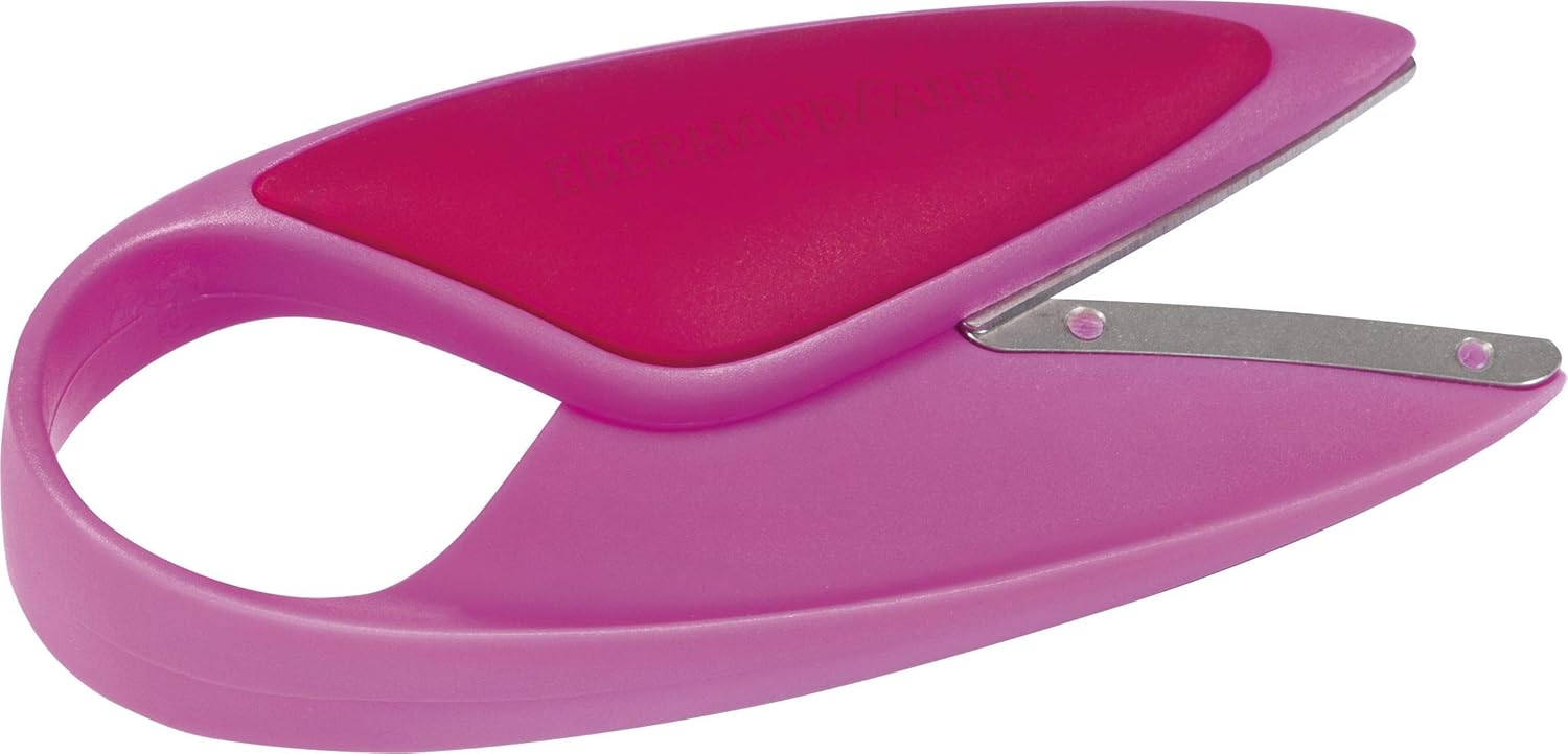 Eberhard Faber 579928 Children's Scissors for Left-Handers and Right-Handers Ideal for Cutting and Crafts with Toddlers Pink - Image 3