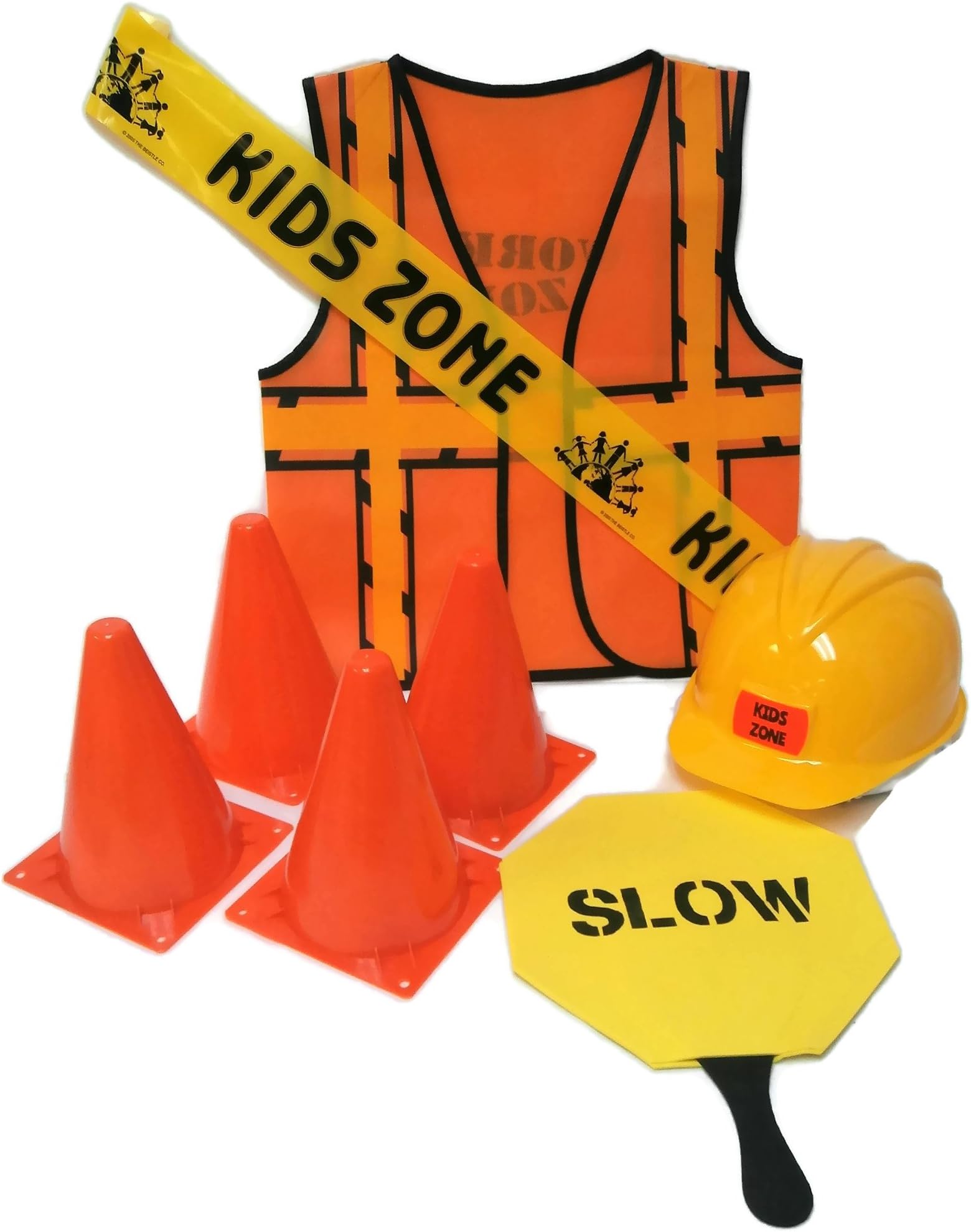 Auberge Kids Costumes Pretend Dress Up Role Play Sets (Construction Worker)