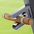 Caddura Magnetic Cigar Holder - Ultimate Golf Accessory for Cigar Lovers, Sturdy Aluminum Alloy & Stainless Steel, Fits Golf Carts, Beach Chairs, Fishing Rods - Secure Magnetic Grip, Hook & Loop Strap
