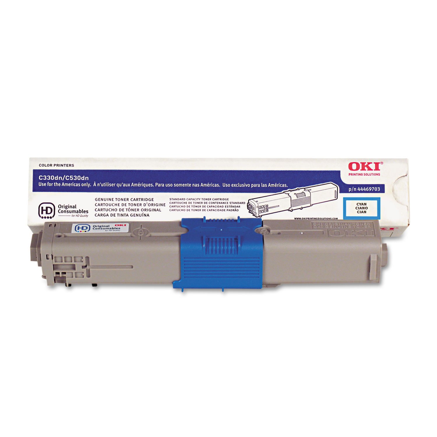 OKI - Toner cartridge - 1 x cyan - 2000 pages