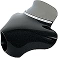 Memphis Shades MEP8541 Black/Smoke Windshield (Batwing Fairing Spoiler Batwing Fairing 6.5")