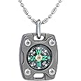 MecArmy CMP/CMP2 Mini Compass– Titanium, Brass & Copper, IPX5 Waterproof, Glow-in-The-Dark, EDC Pocket Compass for Hiking & Survival, Keychain & Necklace Pendant, Outdoor Gear & Gift for Men Women