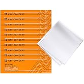 K&F CONCEPT Microfiber Cloths for Camera Lens Washable 10-Pack 6x6in Vacuum Wrapped Lint Free Cleaning Cloth for Electronics 