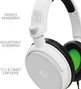 Stealth C6-100 Gaming Headset Green White Multi Platform 40mm Drivers view 6
