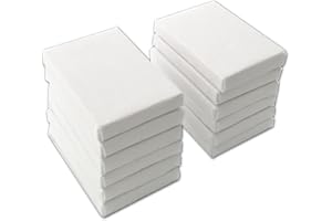 LWR CRAFTS Mini Stretched Canvas 2" X 3" Pack of 12