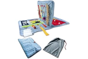 Fidget Blanket for Dementia, Dementia Activities for Seniors with Alzheimer, Sensory Play Mat for Elderly with Autism, Anxiet