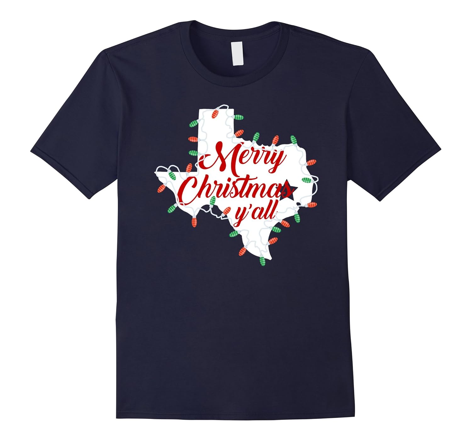 Merry Christmas Y'all Funny Shirt Texas Christmas US Country-ANZ