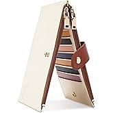 Travelambo Leather Wallets for Women Slim RFID Blocking Bifold Credit Card Holder Wallet